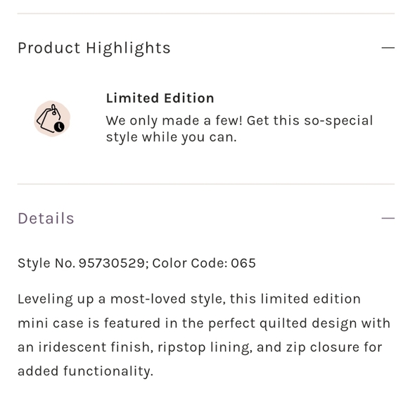 Limited Edition Nebula Blue Iridescent Quilted Case Bag Free People FP Movement - Picture 7 of 11